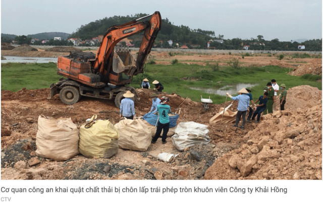 Bắt giám đốc người TQ cho chôn lấp 257 tấn chất thải ở Bắc Giang: Sẽ xem xét trách nhiệm chính quyền