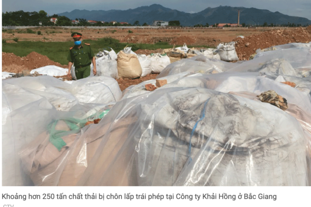 Bắt giám đốc người TQ cho chôn lấp 257 tấn chất thải ở Bắc Giang: Sẽ xem xét trách nhiệm chính quyền 2