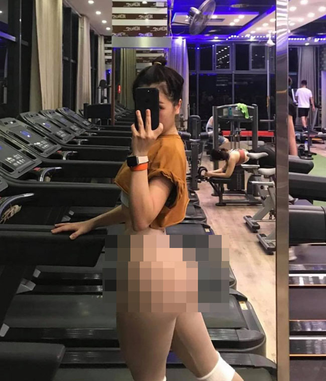 Hot girl dân tộc Mường gây hiểu nhầm vì chiếc quần gym màu nude 2